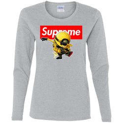 Supreme Minion T-shirt Trending Women Long Sleeve Shirt