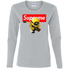 Supreme Minion T-shirt Trending Women Long Sleeve Shirt Women Long Sleeve Shirt - parenttees