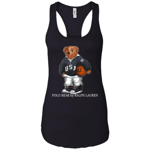 Polo Bear Ralph Lauren Shirt Women Tank Top Black / X-Small Women Tank Top - parenttees