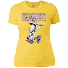 Gucci Rabbit Smoking Tshirt Women Cotton T-Shirt Women Cotton T-Shirt - parenttees