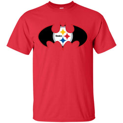 We Are The Pittsburgh Steelers Batman Nfl Mashup Men Cotton T-Shirt