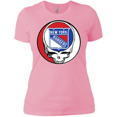 New York Rangers Grateful Dead Steal Your Face Hockey Nhl Shirts Women Cotton T-Shirt Women Cotton T-Shirt - parenttees