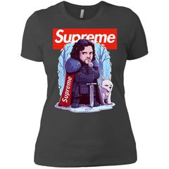 Supreme Game Of Thrones T-shirt Women Cotton T-Shirt Women Cotton T-Shirt - parenttees