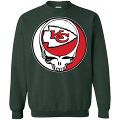 Kansas City Chiefs Grateful Dead Steal Your Face Football Nfl Shirts Crewneck Pullover Sweatshirt Crewneck Pullover Sweatshirt - parenttees