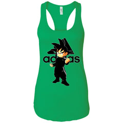 Goku Adidas Black T-shirt Women Tank Top Women Tank Top - parenttees