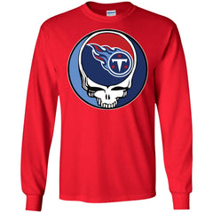 Tennessee Titans Grateful Dead Steal Your Face Football Nfl Shirts Men Long Sleeve Shirt Men Long Sleeve Shirt - parenttees