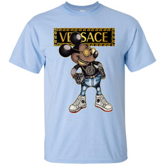 Versace Mickey Mouse Cartoon T-shirt Men Cotton T-Shirt Men Cotton T-Shirt - parenttees