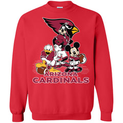 Mickey Mouse Arizona Cardinals American Football Nfl Sports Shirt Crewneck Pullover Sweatshirt Crewneck Pullover Sweatshirt - parenttees