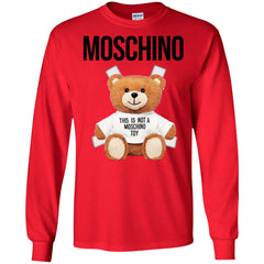 Moschino T-shirt Men Long Sleeve Shirt Men Long Sleeve Shirt - parenttees