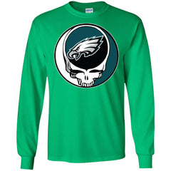 Philadelphia Eagles Grateful Dead Steal Your Face Football Nfl Shirts Men Long Sleeve Shirt Men Long Sleeve Shirt - parenttees