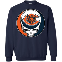 Chicago Bears Grateful Dead Steal Your Face Football Nfl Shirts Crewneck Pullover Sweatshirt