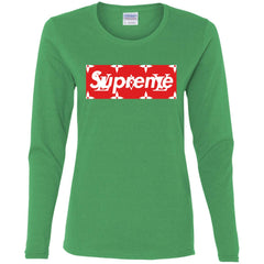 Louis Vuitton Box Supreme T-shirt Women Long Sleeve Shirt Women Long Sleeve Shirt - parenttees