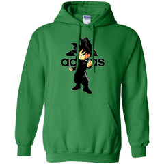 Goku Adidas Black T-shirt Pullover Hoodie Sweatshirt Pullover Hoodie Sweatshirt - parenttees