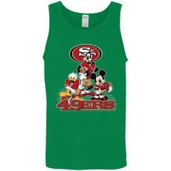 Mickey Mouse San Francisco 49ers American Football Nfl Sports Shirt Men Cotton Tank Men Cotton Tank - parenttees