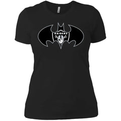 We Are The Oakland Raiders Batman Nfl Mashup Women Cotton T-Shirt Women Cotton T-Shirt - parenttees