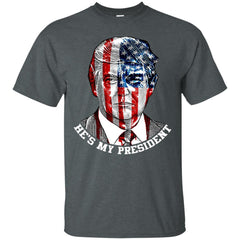 Donald Trump American Flag T-shirt Men Cotton T-Shirt Men Cotton T-Shirt - parenttees