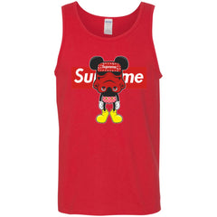Supreme Robot Mickey Hot T-shirt Men Cotton Tank Men Cotton Tank - parenttees