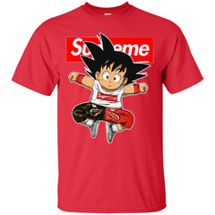 Supreme Dragon Ball Goku T-shirt Men Cotton T-Shirt Men Cotton T-Shirt - parenttees