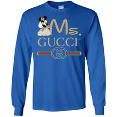 Gucci Couple Disney Ms Minnie Valentine's Day T-shirt Men Long Sleeve Shirt Men Long Sleeve Shirt - parenttees