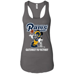 Los Angeles Rams Gateway To Victory Super Bowl 2019 Mickey Mouse Football Nfl Women Tank Top Women Tank Top - parenttees