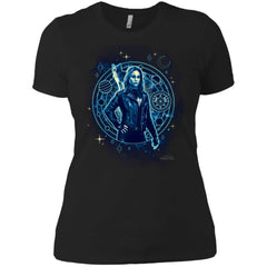 Captain Marvel Goose Geometric Circle Space Women Cotton T-Shirt Women Cotton T-Shirt - parenttees