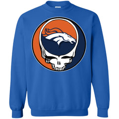 Denver Broncos Grateful Dead Steal Your Face Football Nfl Shirts Crewneck Pullover Sweatshirt Crewneck Pullover Sweatshirt - parenttees