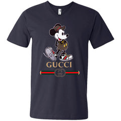 Gucci Mickey Kitty Beauty T-shirt Men V-Neck T-Shirt Men V-Neck T-Shirt - parenttees