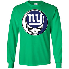 New York Giants Grateful Dead Steal Your Face Football Nfl Shirts Men Long Sleeve Shirt Men Long Sleeve Shirt - parenttees