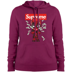 Supreme Deadpool Funny T-shirt Women Hooded Sweatshirt Women Hooded Sweatshirt - parenttees