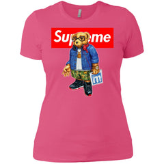 Supreme Bear Style Music T-shirt Women Cotton T-Shirt Women Cotton T-Shirt - parenttees