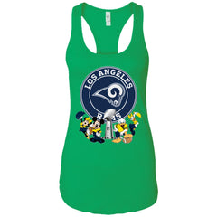 Nfl – Los Angeles Rams Super Bowl 2019 Mickey Mouse Minnie Mouse Donald Duck Daisy Duck Football Women Tank Top Women Tank Top - parenttees