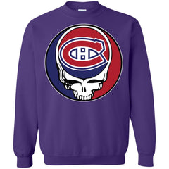 Montreal Canadiens Grateful Dead Steal Your Face Hockey Nhl Shirts Crewneck Pullover Sweatshirt Crewneck Pullover Sweatshirt - parenttees