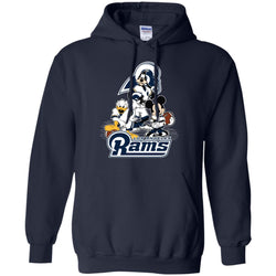 Mickey Mouse Los Angeles Rams American Football Nfl Sports Shirt Pullover Hoodie Sweatshirt