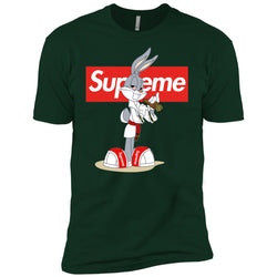 Supreme Rabbit Smoking T-shirt Men Short Sleeve T-Shirt