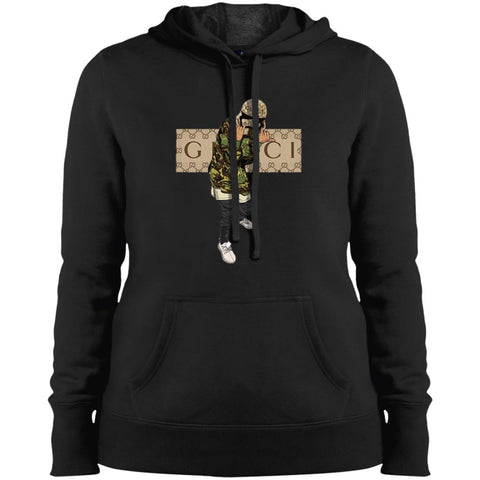 Gucci Gang Hiphop T-shirt Women Hooded Sweatshirt Black / X-Small Women Hooded Sweatshirt - parenttees