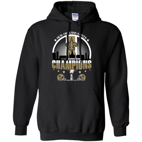 Nfl – New Orleans Saints 2019 Super Bowl Champions Football Pullover Hoodie Sweatshirt Black / S Pullover Hoodie Sweatshirt - parenttees