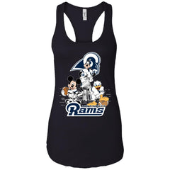 Nfl – Los Angeles Rams Donald Duck Goofy Mickey Mouse Super Bowl 2019 Football Women Tank Top Women Tank Top - parenttees