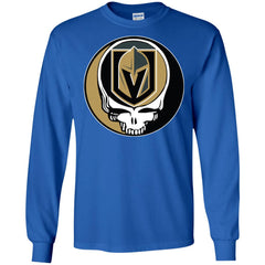 Vegas Golden Knights Grateful Dead Steal Your Face Hockey Nhl Shirts Men Long Sleeve Shirt Men Long Sleeve Shirt - parenttees