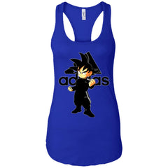 Goku Adidas Black T-shirt Women Tank Top Women Tank Top - parenttees