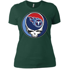 Tennessee Titans Grateful Dead Steal Your Face Football Nfl Shirts Women Cotton T-Shirt Women Cotton T-Shirt - parenttees