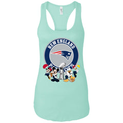 Nfl – New England Patriots Super Bowl 2019 Mickey Mouse Minnie Mouse Donald Duck Daisy Duck Football Women Tank Top Women Tank Top - parenttees