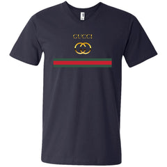 Gucci Logo Vintage Men V-Neck T-Shirt Men V-Neck T-Shirt - parenttees