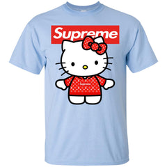 Supreme Hello Kitty Loves T-shirt Men Cotton T-Shirt Men Cotton T-Shirt - parenttees