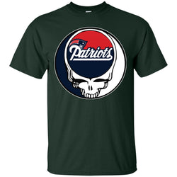 New England Patriots Grateful Dead Steal Your Face Football Nfl Shirts Men Cotton T-Shirt