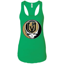 Vegas Golden Knights Grateful Dead Steal Your Face Hockey Nhl Shirts Women Tank Top