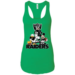 Mickey Mouse Oakland Raiders American Football Nfl Sports Shirt Women Tank Top