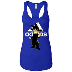 Goku Treding Adidas White T-shirt Women Tank Top Women Tank Top - parenttees