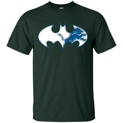 We Are The Detroit Lions Batman Nfl Mashup Men Cotton T-Shirt Men Cotton T-Shirt - parenttees