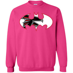 We Are The Atlanta Falcons Batman Nfl Mashup Crewneck Pullover Sweatshirt Crewneck Pullover Sweatshirt - parenttees