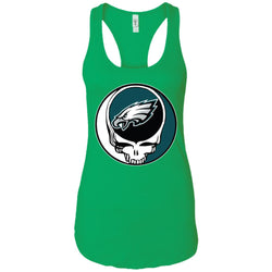 Philadelphia Eagles Grateful Dead Steal Your Face Football Nfl Shirts Women Tank Top